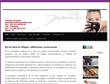 Tablet Screenshot of carolinajaramillo.com